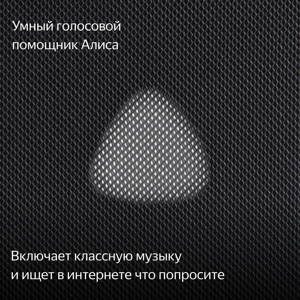 Умная колонка ЯНДЕКС Станция Макс Zigbee, 65Вт, с Алисой, графитовый [yndx-00053k] 
